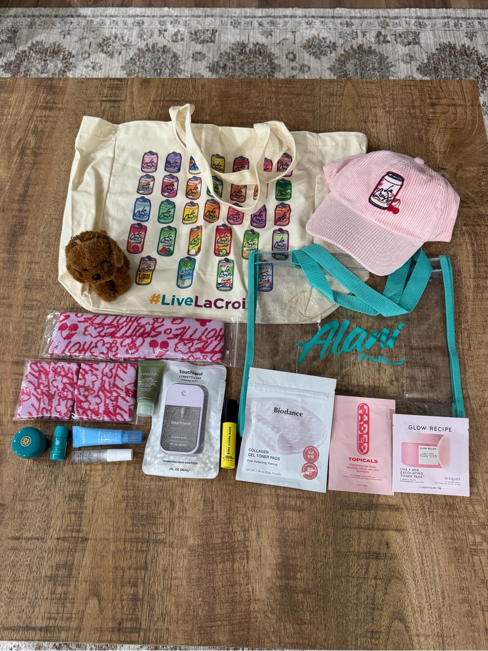 SEPHORIA Bundle- Live LaCroix Tote & Pink Hat Set